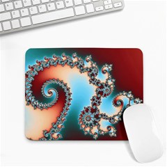 Fractal Spiral Art Math Abstract Small Mousepad by Ravend