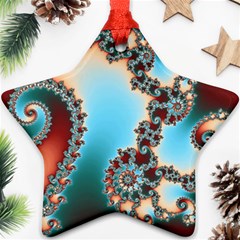 Fractal Spiral Art Math Abstract Ornament (star) by Ravend