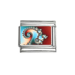 Fractal Spiral Art Math Abstract Italian Charm (9mm) by Ravend