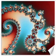 Fractal Spiral Art Math Abstract Canvas 16  X 16  by Ravend