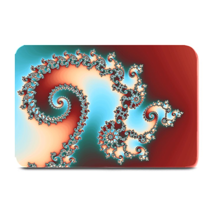 Fractal Spiral Art Math Abstract Plate Mats