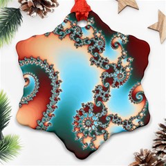 Fractal Spiral Art Math Abstract Ornament (snowflake) by Ravend