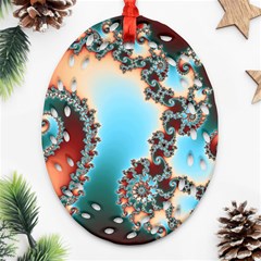 Fractal Spiral Art Math Abstract Ornament (oval Filigree) by Ravend