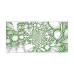 Green Abstract Fractal Background Texture Yoga Headband by Ravend