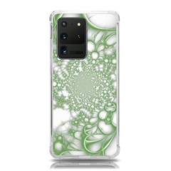 Green Abstract Fractal Background Texture Samsung Galaxy S20 Ultra 6 9 Inch Tpu Uv Case by Ravend