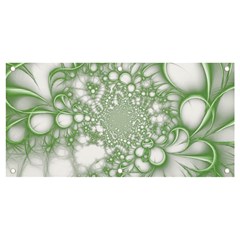 Green Abstract Fractal Background Texture Banner And Sign 4  X 2  by Ravend