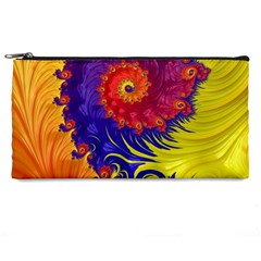 Fractal Spiral Bright Colors Pencil Case by Ravend