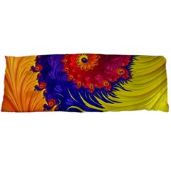 Fractal Spiral Bright Colors Body Pillow Case Dakimakura (two Sides) by Ravend