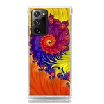 Fractal Spiral Bright Colors Samsung Galaxy Note 20 Ultra TPU UV Case Front