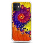 Fractal Spiral Bright Colors iPhone 12 mini TPU UV Print Case	 Front