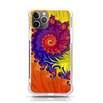 Fractal Spiral Bright Colors iPhone 11 Pro 5.8 Inch TPU UV Print Case Front