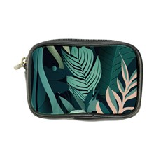 Green Nature Bohemian Painting Leaves Foliage Coin Purse by Ravend