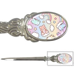 Pusheen Carebears Bears Cat Colorful Cute Pastel Pattern Letter Opener by Sapixe