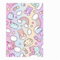 Pusheen Carebears Bears Cat Colorful Cute Pastel Pattern Small Garden Flag (Two Sides)