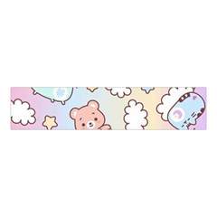 Pusheen Carebears Bears Cat Colorful Cute Pastel Pattern Velvet Scrunchie by Sapixe