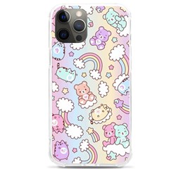 Pusheen Carebears Bears Cat Colorful Cute Pastel Pattern Iphone 12 Pro Max Tpu Uv Print Case