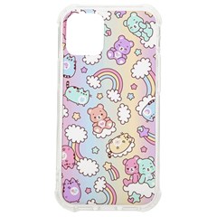 Pusheen Carebears Bears Cat Colorful Cute Pastel Pattern Iphone 12 Mini Tpu Uv Print Case	 by Sapixe