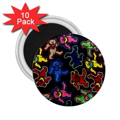 Bears Colors Dead Head Deadhead Grateful Dead 2 25  Magnets (10 Pack)  by Sapixe