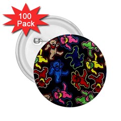 Bears Colors Dead Head Deadhead Grateful Dead 2 25  Buttons (100 Pack)  by Sapixe