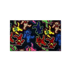 Bears Colors Dead Head Deadhead Grateful Dead Sticker (rectangular) by Sapixe