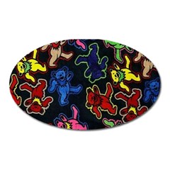 Bears Colors Dead Head Deadhead Grateful Dead Oval Magnet by Sapixe