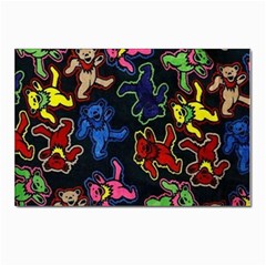 Bears Colors Dead Head Deadhead Grateful Dead Postcards 5  X 7  (pkg Of 10) by Sapixe