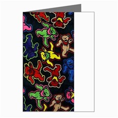 Bears Colors Dead Head Deadhead Grateful Dead Greeting Cards (pkg Of 8) by Sapixe