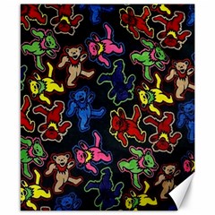 Bears Colors Dead Head Deadhead Grateful Dead Canvas 8  X 10  by Sapixe