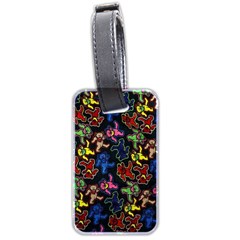 Bears Colors Dead Head Deadhead Grateful Dead Luggage Tag (two Sides) by Sapixe