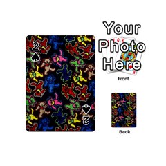 Bears Colors Dead Head Deadhead Grateful Dead Playing Cards 54 Designs (mini) by Sapixe