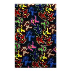 Bears Colors Dead Head Deadhead Grateful Dead Shower Curtain 48  X 72  (small)  by Sapixe