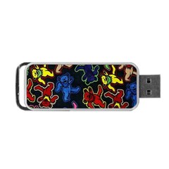 Bears Colors Dead Head Deadhead Grateful Dead Portable Usb Flash (two Sides) by Sapixe