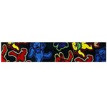 Bears Colors Dead Head Deadhead Grateful Dead Large Premium Plush Fleece Scarf  Front