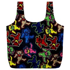 Bears Colors Dead Head Deadhead Grateful Dead Full Print Recycle Bag (xxl) by Sapixe