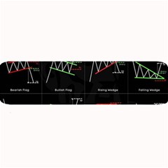 Chart Pattern Large Bar Mat by Sapixe