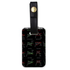 Chart Pattern Luggage Tag (one Side) by Sapixe