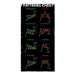 Chart Pattern Shower Curtain 36  X 72  (stall)  by Sapixe