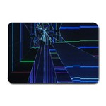 Screen Glitch Broken  Crack  Fracture  Glass Pattern Small Doormat 24 x16  Door Mat