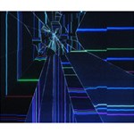 Screen Glitch Broken  Crack  Fracture  Glass Pattern Deluxe Canvas 14  x 11  (Stretched) 14  x 11  x 1.5  Stretched Canvas