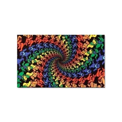 Deadhead Bears Band  Colorsdead Head Grateful Dead Pattern Sticker Rectangular (10 Pack) by Sapixe