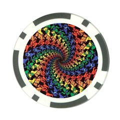 Deadhead Bears Band  Colorsdead Head Grateful Dead Pattern Poker Chip Card Guard (10 pack)