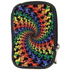 Deadhead Bears Band  Colorsdead Head Grateful Dead Pattern Compact Camera Leather Case