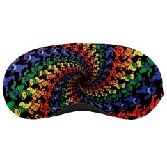 Deadhead Bears Band  Colorsdead Head Grateful Dead Pattern Sleeping Mask