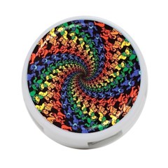 Deadhead Bears Band  Colorsdead Head Grateful Dead Pattern 4-port Usb Hub (two Sides)