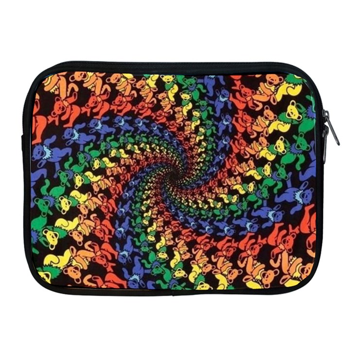 Deadhead Bears Band  Colorsdead Head Grateful Dead Pattern Apple iPad 2/3/4 Zipper Cases