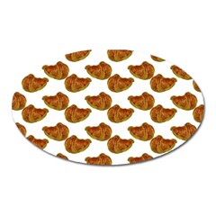 Biscuits Photo Motif Pattern Oval Magnet by dflcprintsclothing