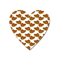 Biscuits Photo Motif Pattern Heart Magnet by dflcprintsclothing