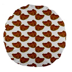 Biscuits Photo Motif Pattern Large 18  Premium Round Cushions by dflcprintsclothing