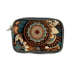 Bohemian Flair In Blue And Earthtones Coin Purse by HWDesign