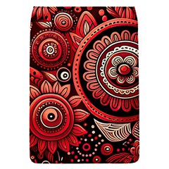 Bohemian Vibes In Vibrant Red Removable Flap Cover (s) by HWDesign